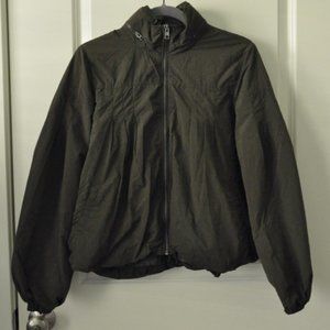 American Eagle Puffy Olive Green Windbreaker, XS